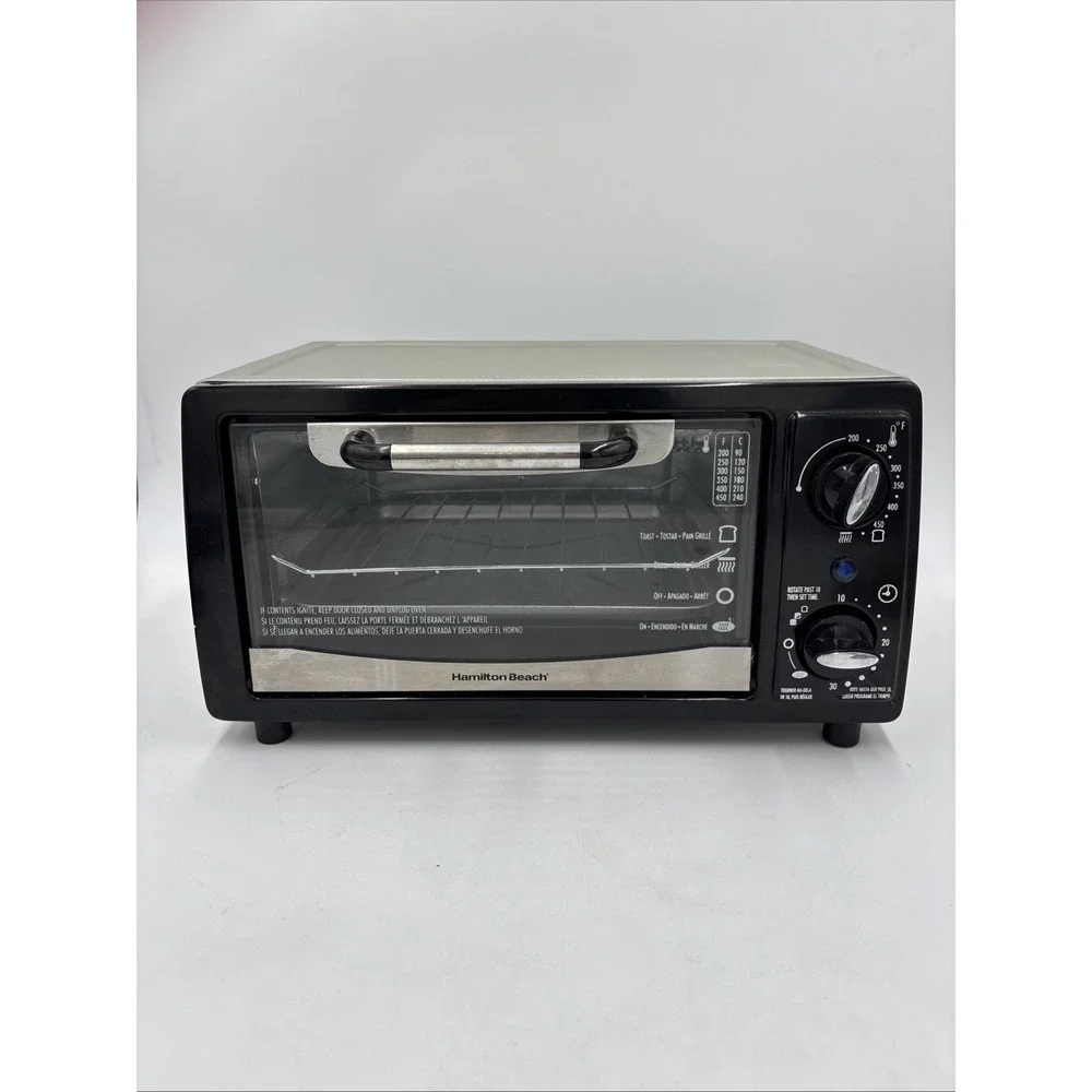 Hamilton Beach #31144 Four-Slice Toaster Oven Stainless Steel